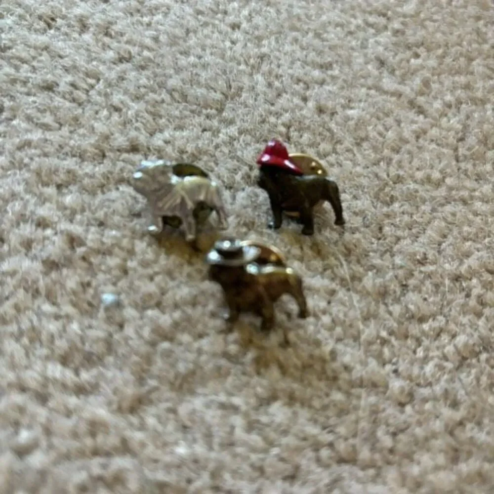 3 Mack Truck Vintage Metal Dog Hat Lapel Pins